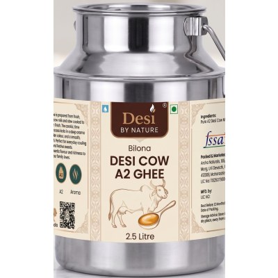 Desi Cow A2 Ghee 2.5 litre (dolchi)