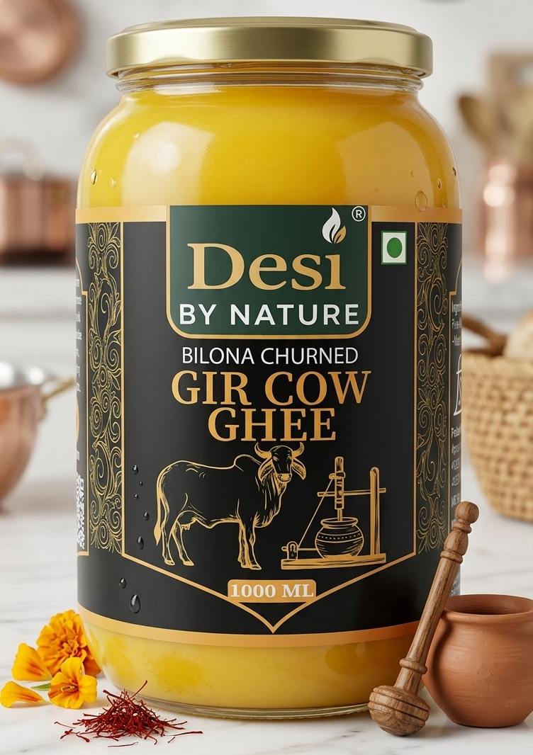 Moong Dal Khichdi with A2 Bilona Ghee
